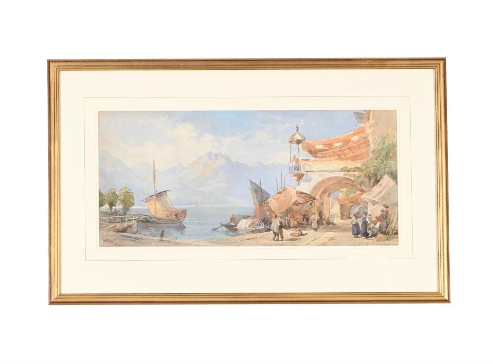 nathaniel everett green british 1823 1899 view at bellagio lake como · Dreweatts 1759 Fine Sales · 2024-10-03 Nathaniel Everett Green comparable auction result: nathaniel everett green british 1823 1899 view at bellagio lake como