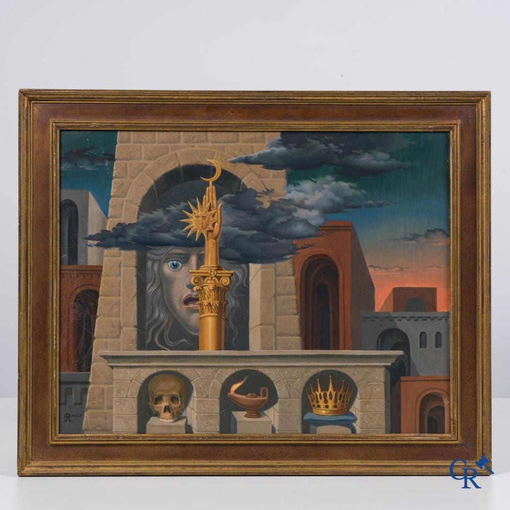 Jean Ransy comparable auction result: jean ransy 1910 1991 oil on panel signed lower left