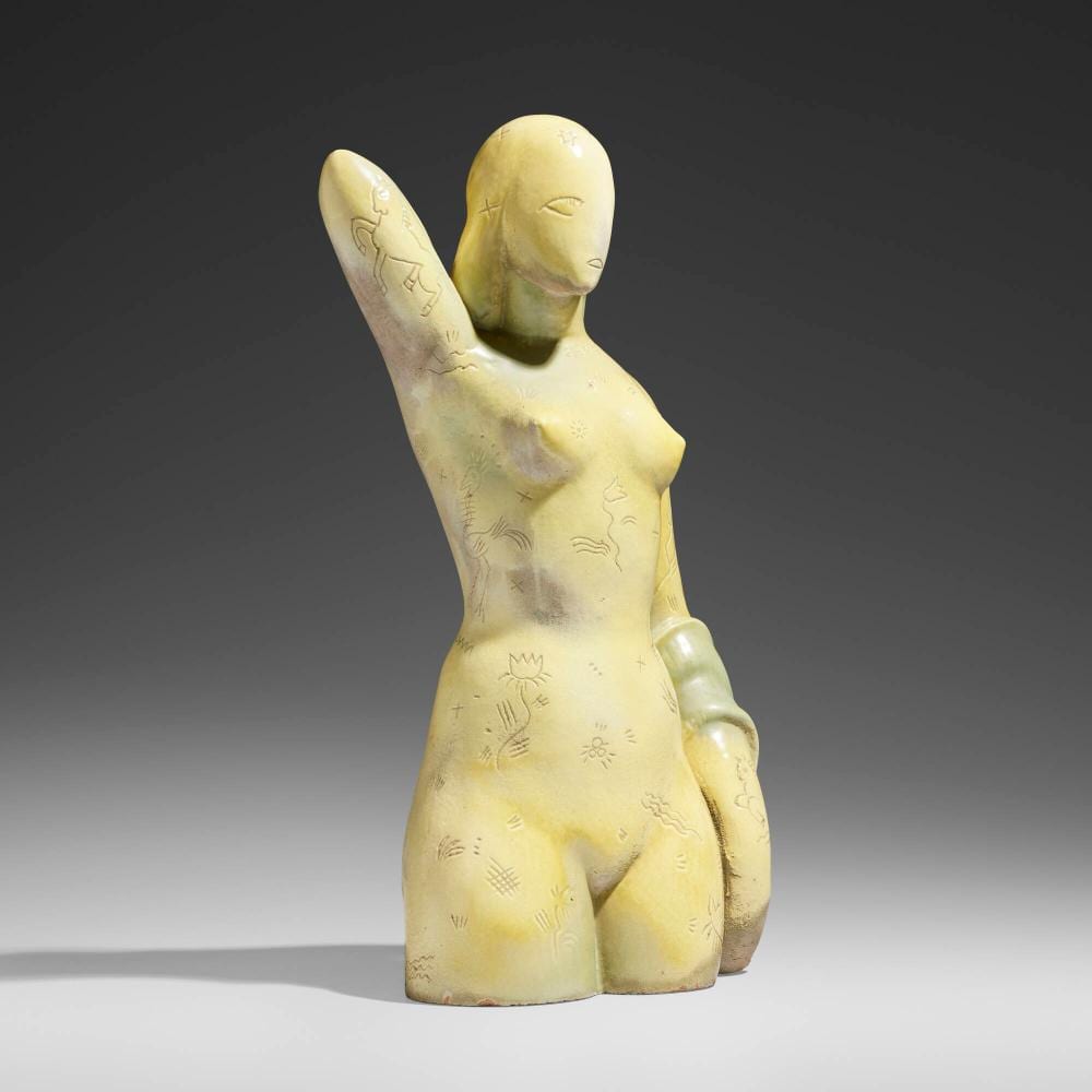 waylande gregory the bather maquette · Rago Arts and Auction Center · 2024-10-02 Waylande Gregory comparable auction result: waylande gregory the bather maquette