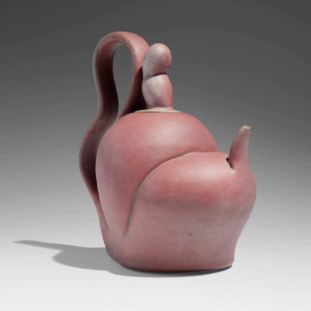 Chris Gustin comparable auction result: chris gustin teapot