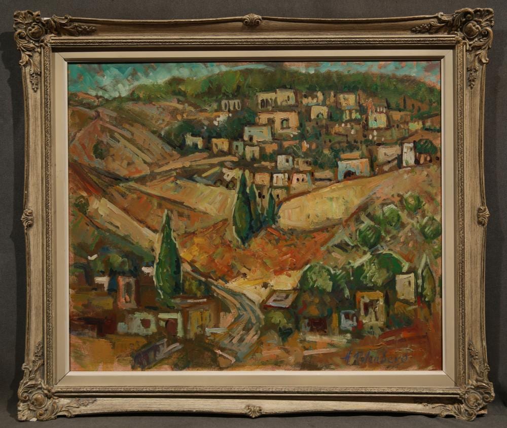 Harold Rotenberg comparable auction result: harold rotenberg oil on canvas
