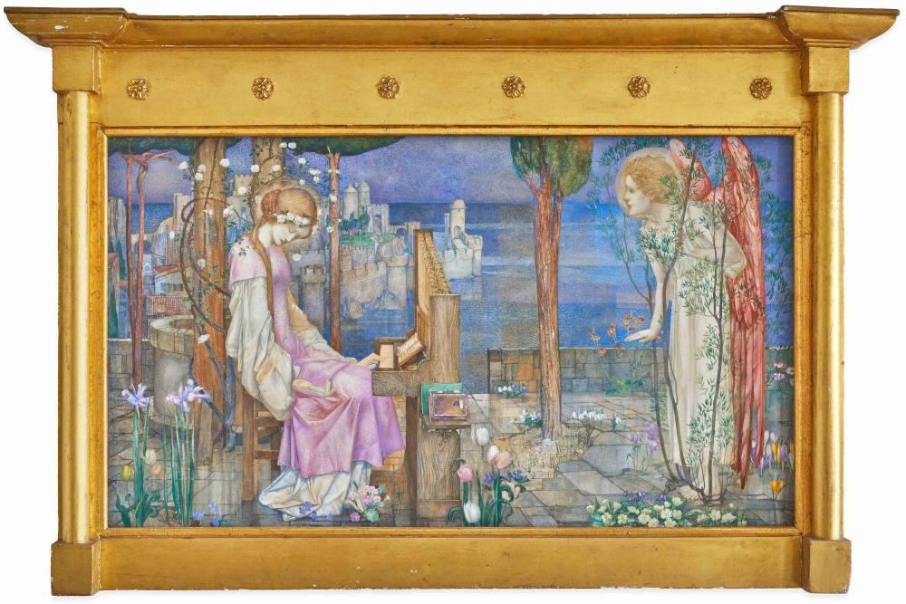Christine McVie | Edward Reginald Frampton Saint Cecilia Painting sold by Julien's Auctions, lot 46 — auction record photograph