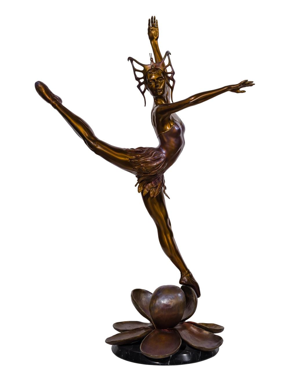 Jerry Joslin comparable auction result: jerry joslin american 1942 2007 papillion bronze sculpture