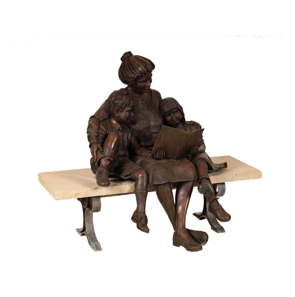 Mark Lundeen comparable auction result: mark lundeen b 1958 mother and two children