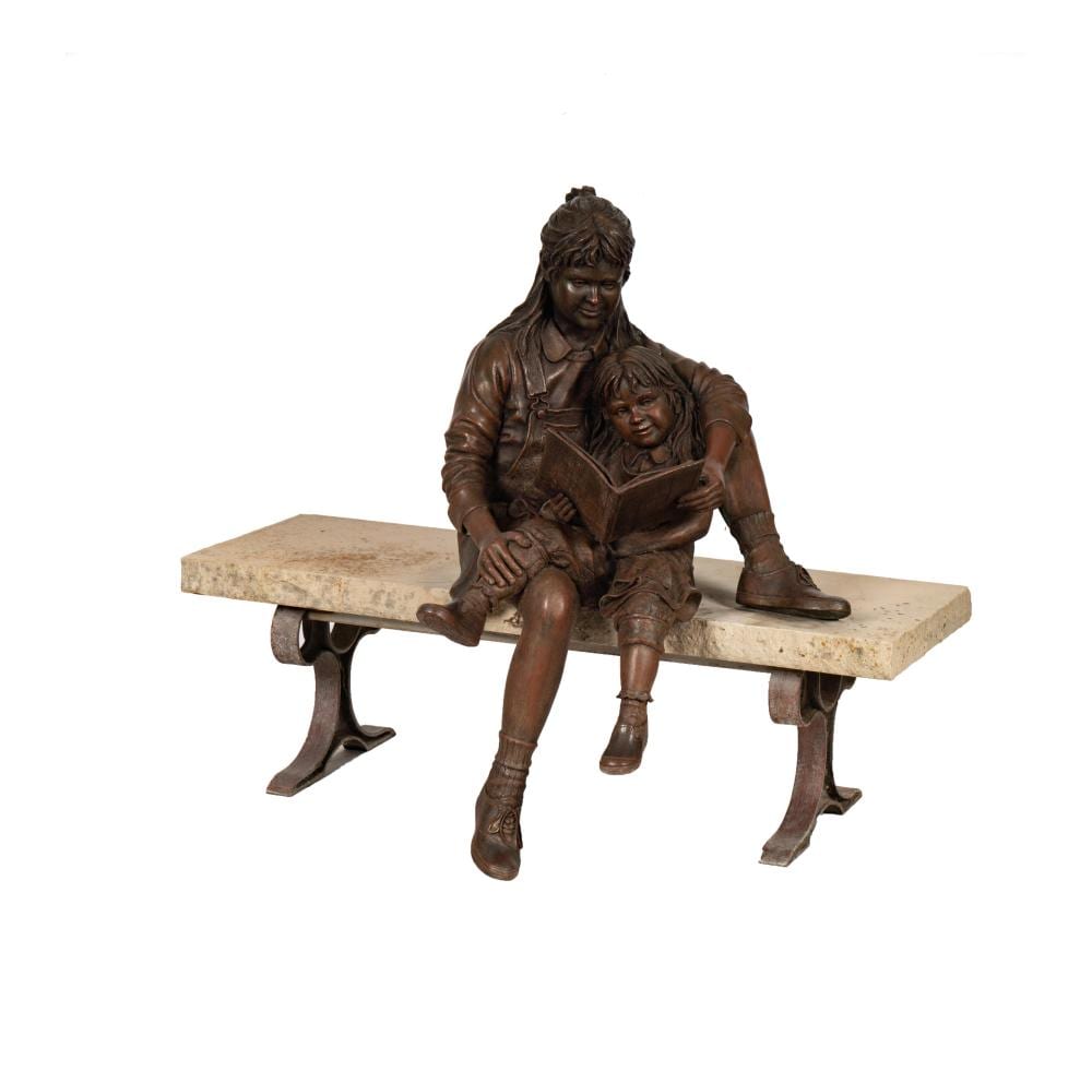 Mark Lundeen comparable auction result: mark lundeen 1958 love mother and child