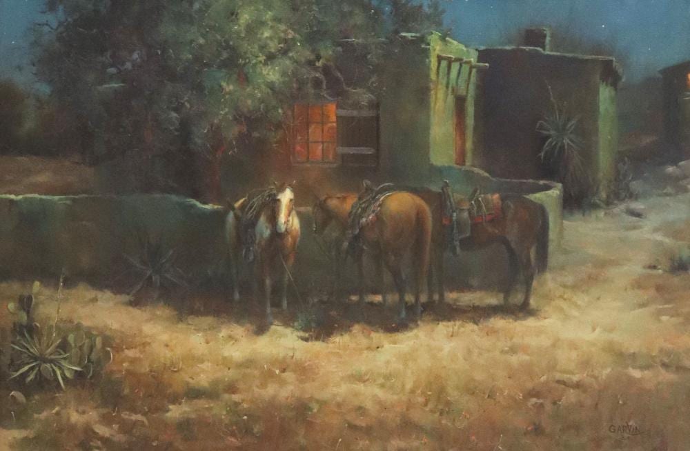 barbara ruth garvin b 1936 southwest nocturne 24 x 36 · Austin Auction Gallery · 2024-10-12 Barbara Garvin comparable auction result: barbara ruth garvin b 1936 southwest nocturne 24 x 36