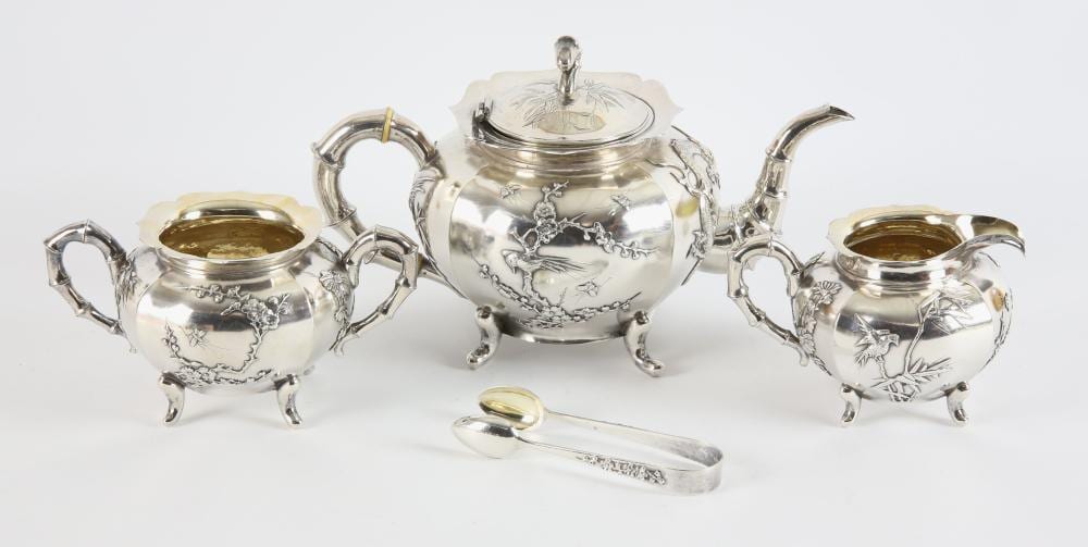 Laura Waring comparable auction result: early 20th century chinese silver tea service by w