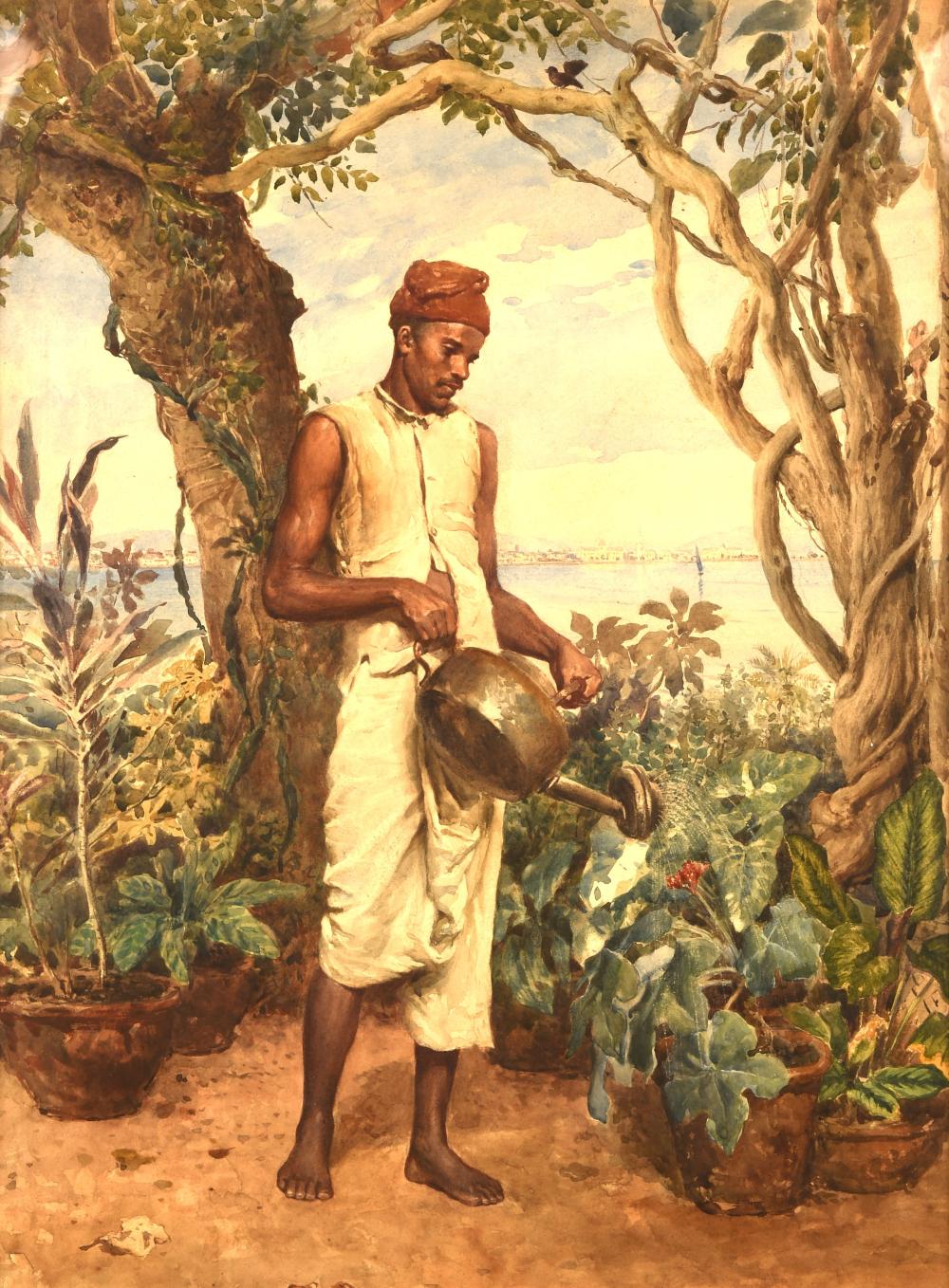 Horace van Ruith comparable auction result: horace van ruith british 1839 1923 a nubian man