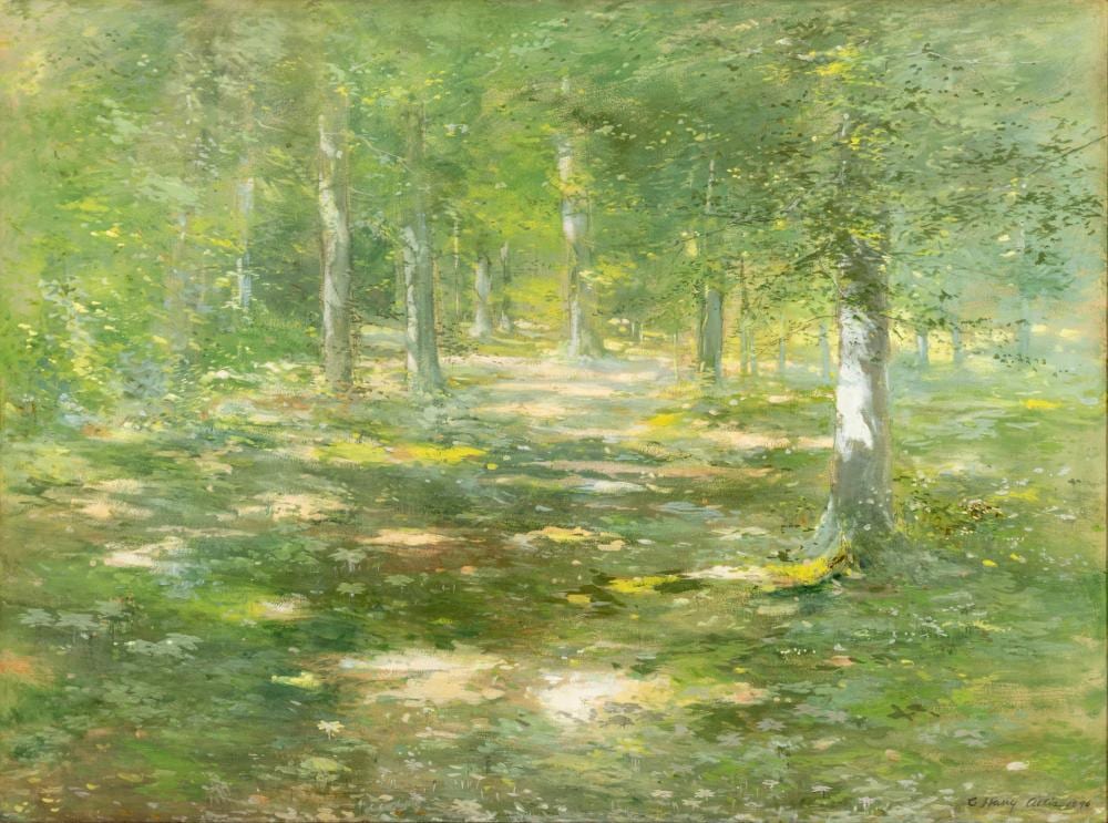 C. Harry Allis comparable auction result: c harry allis american 1870 1938 watercolor and gouache on paper 1896 palmer park detroit mi h 36 w 49