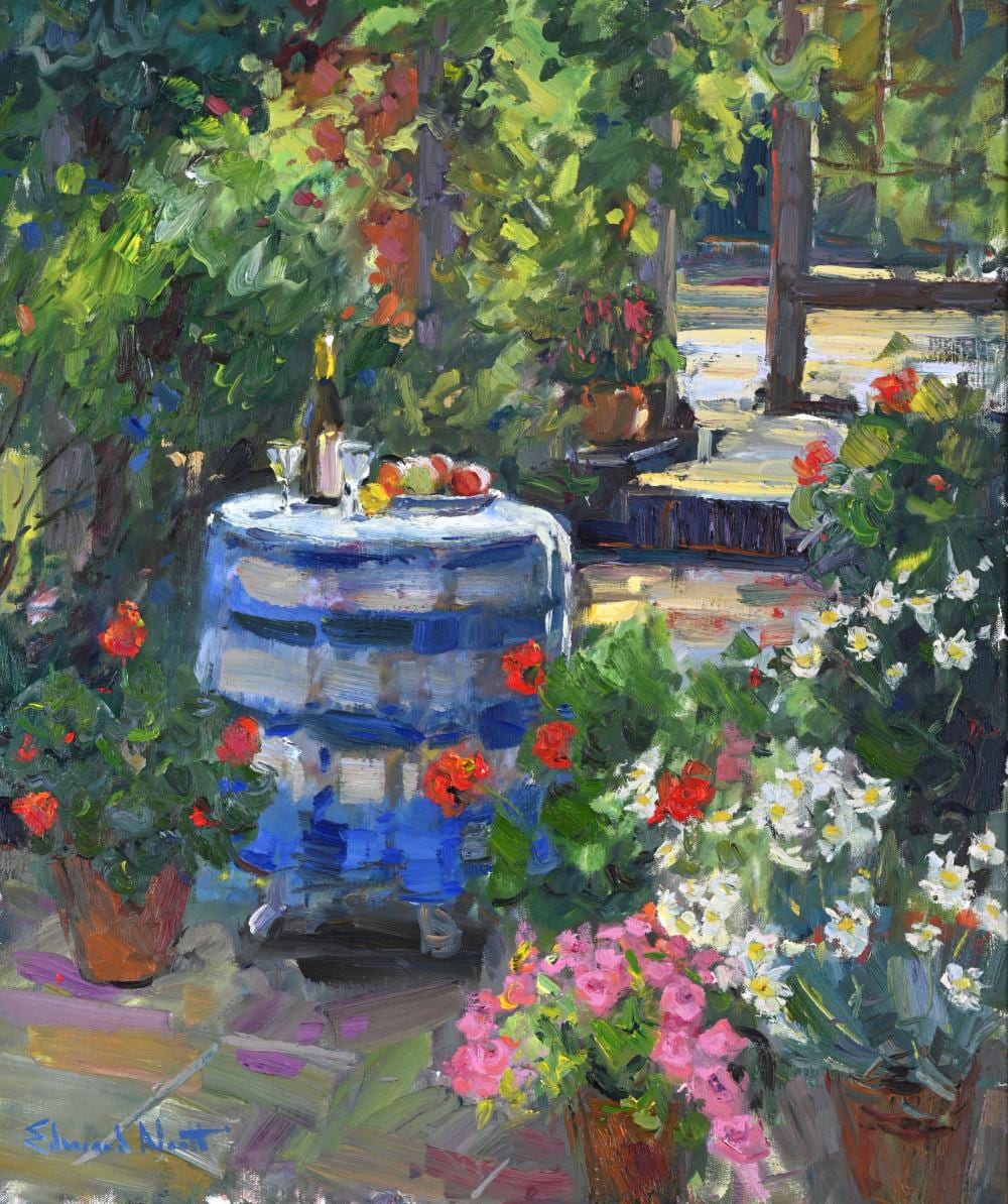 Edward Noott comparable auction result: edward noott british 1963 the blue t