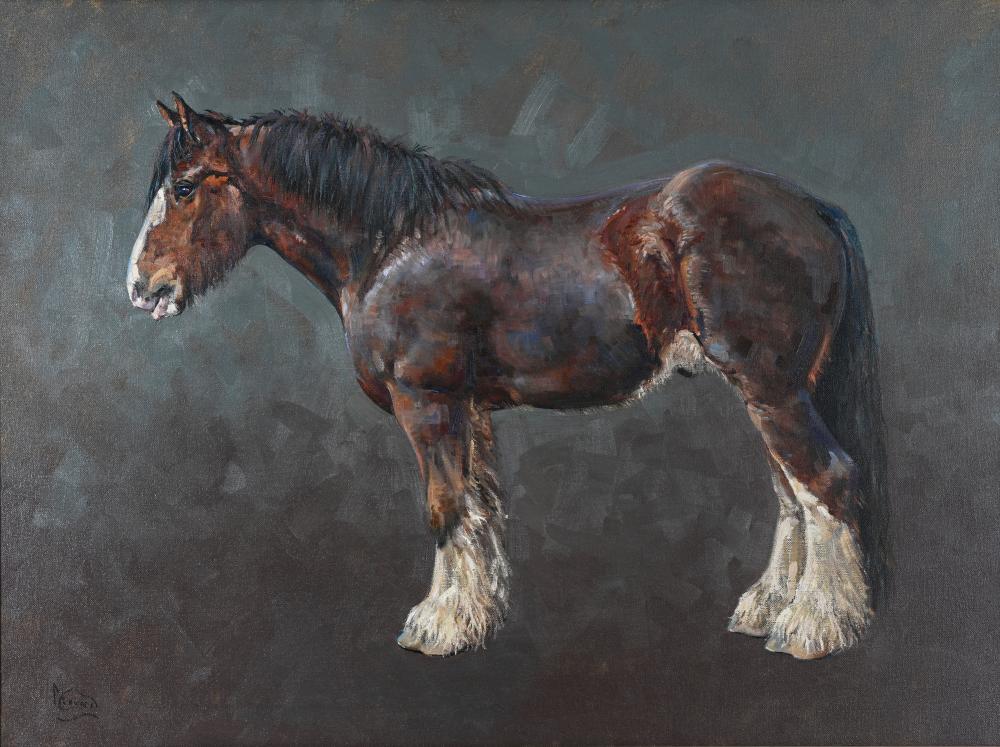 Malcolm Coward comparable auction result: malcolm coward british 1948 portrait