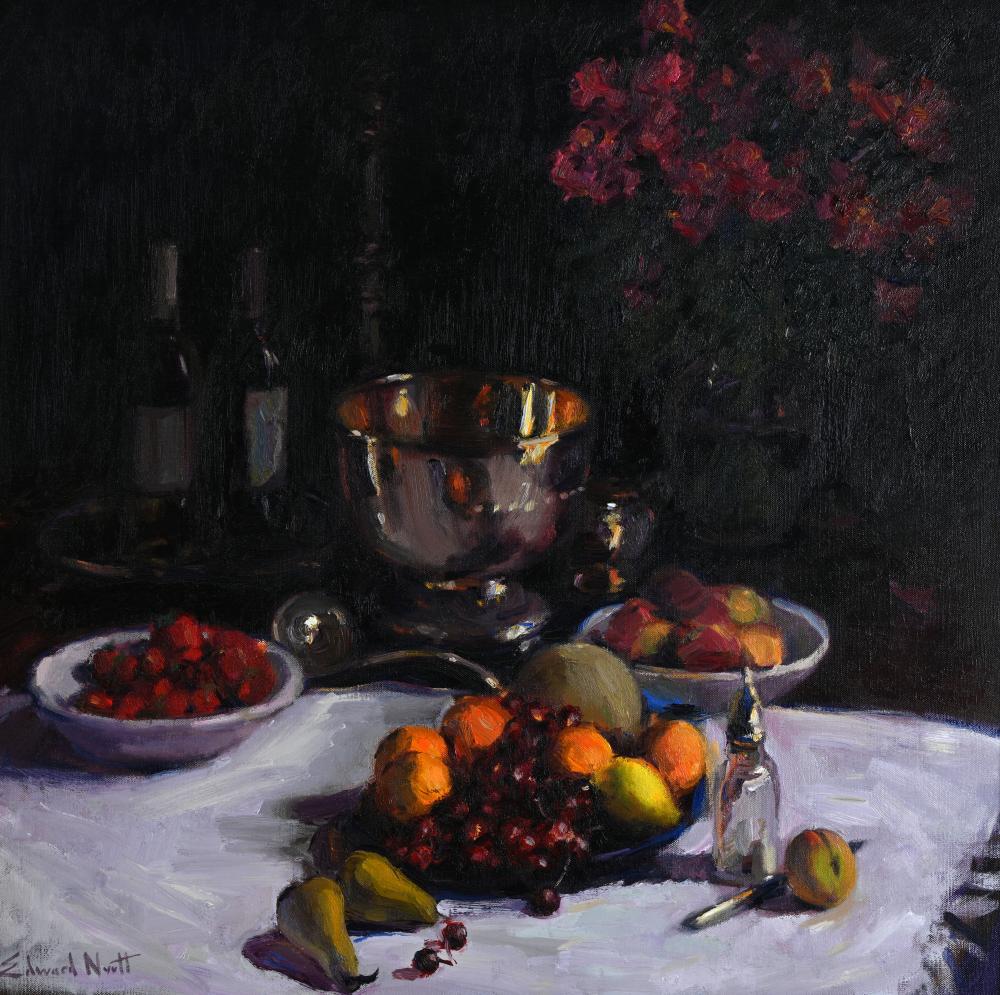 Edward Noott comparable auction result: edward noott british 1963 still life