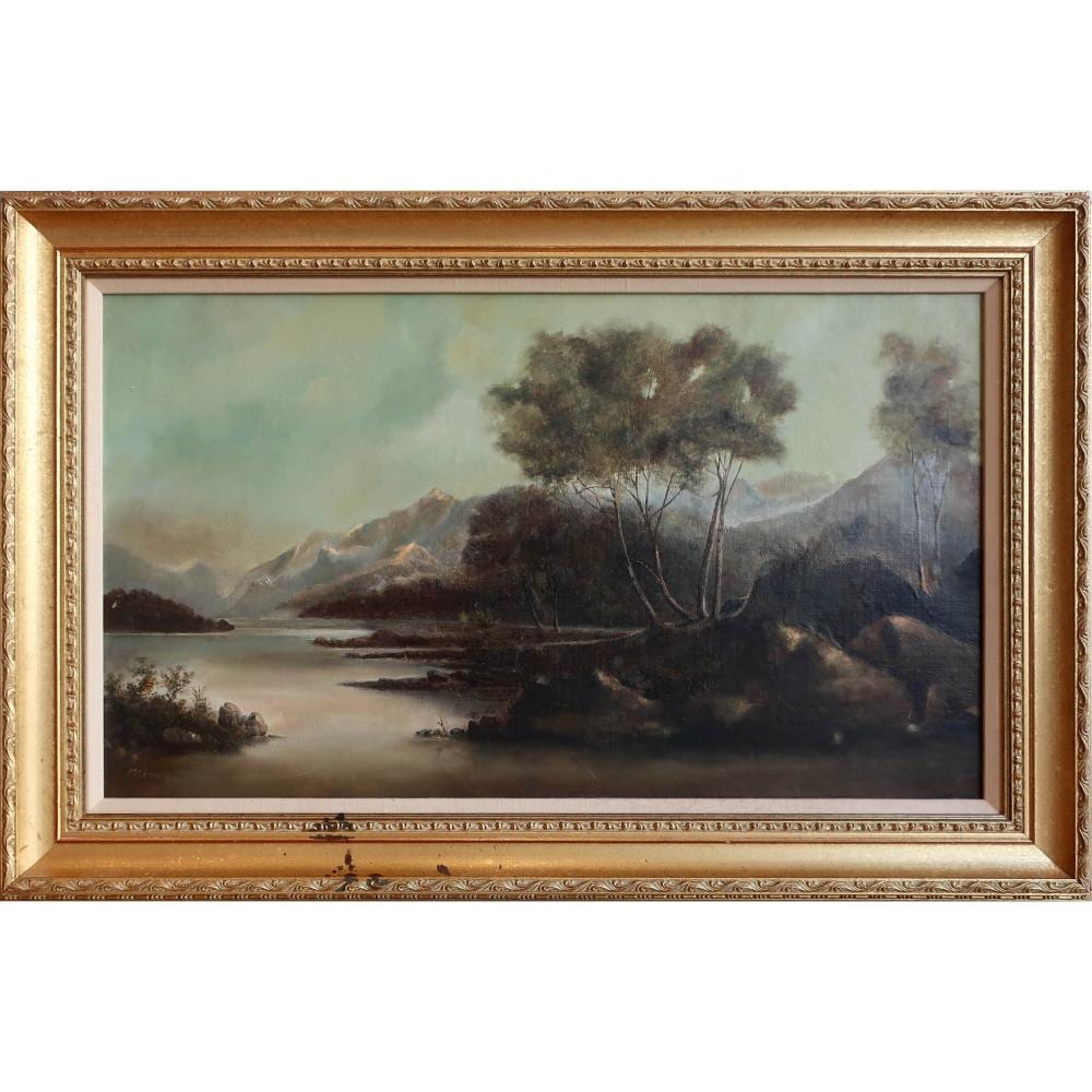 Henry Nesbitt McEvoy comparable auction result: henry nesbitt mcevoy canadian 1828 1914 untitled tranquil lake
