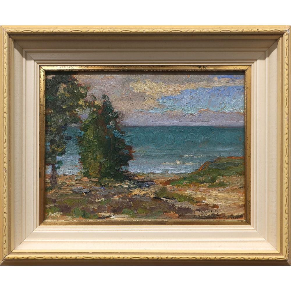 George Franklin Arbuckle comparable auction result: george franklin arbuckle canadian 1909 2001 untitled trees by a lake
