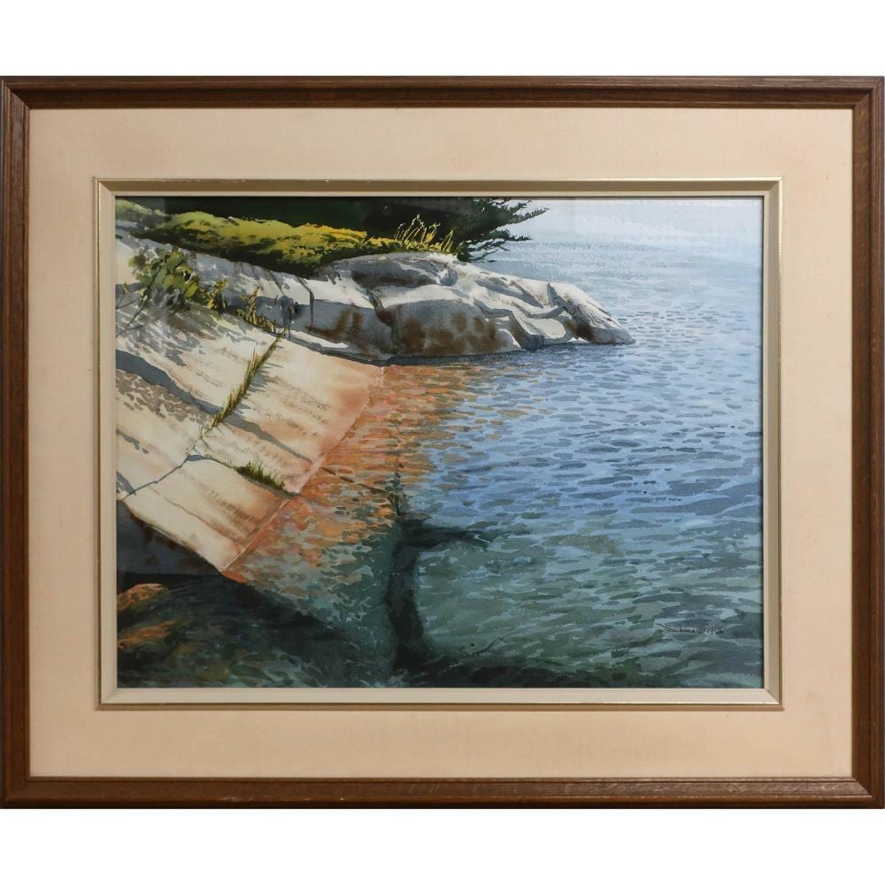 Jack Reid comparable auction result: jack henry reid canadian 1925 2009 untitled sunlit shoreline