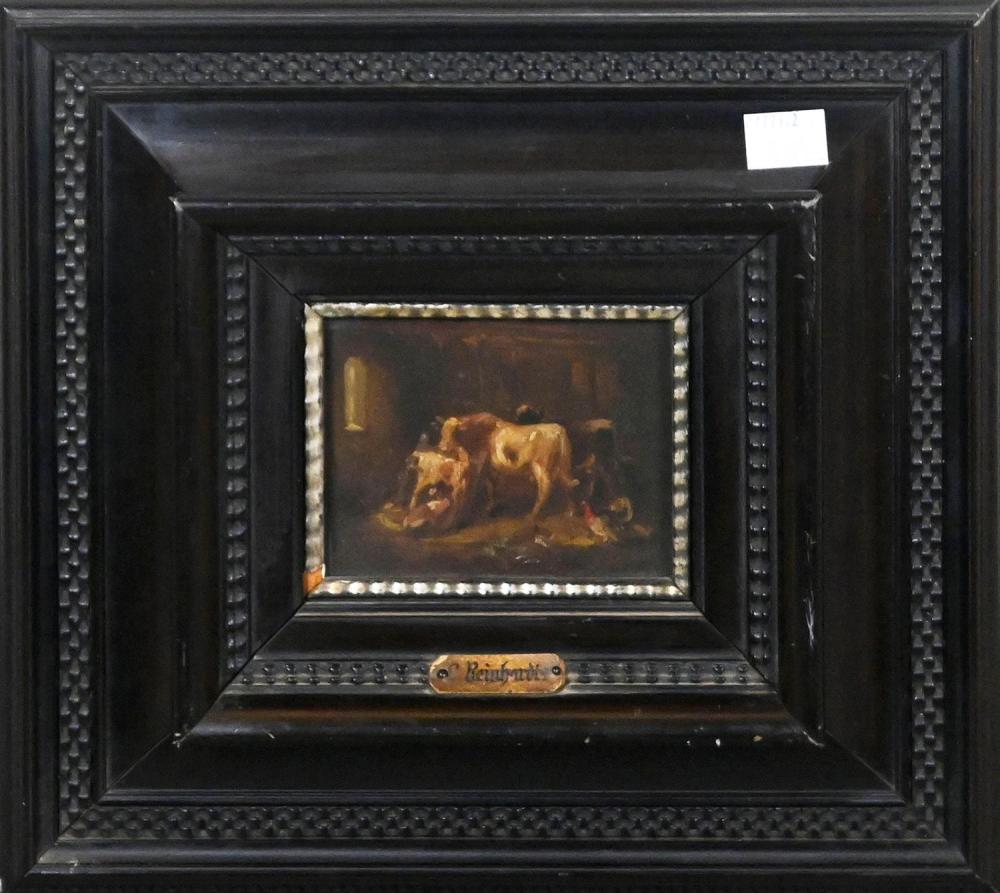 Louis Reinhardt comparable auction result: louis reinhardt cattle in barn