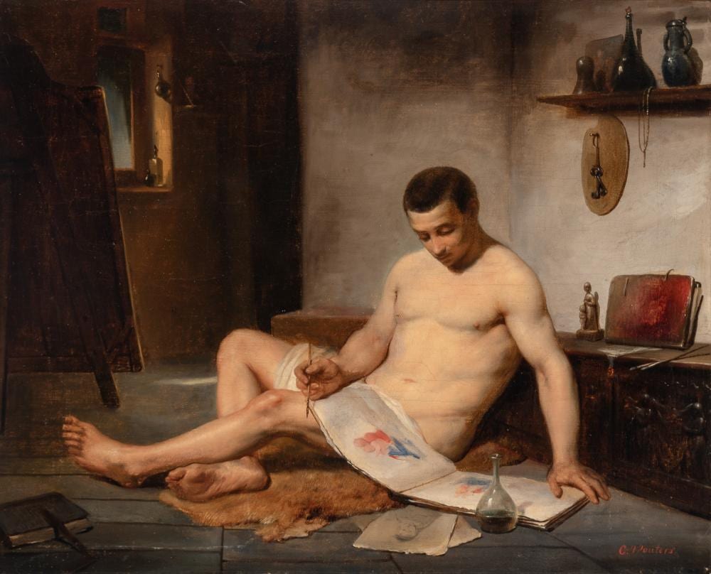 Charles Augustin Wauters comparable auction result: charles augustin wouters