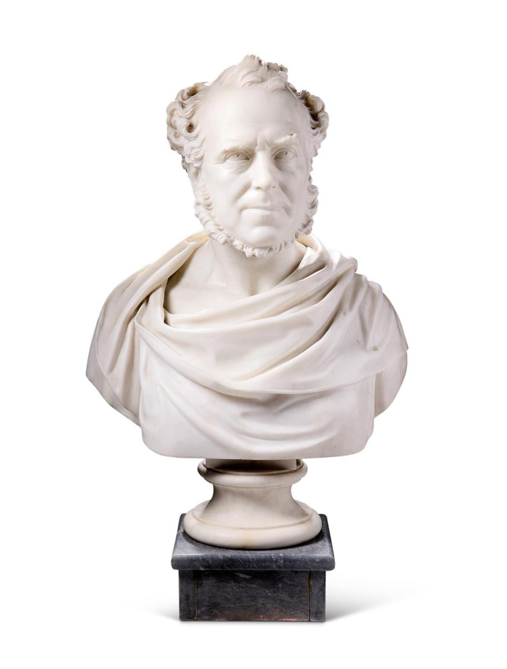 John Adams-Acton comparable auction result: john adams acton 1830 1910 a marble portrait bust of a gentleman dated 1865