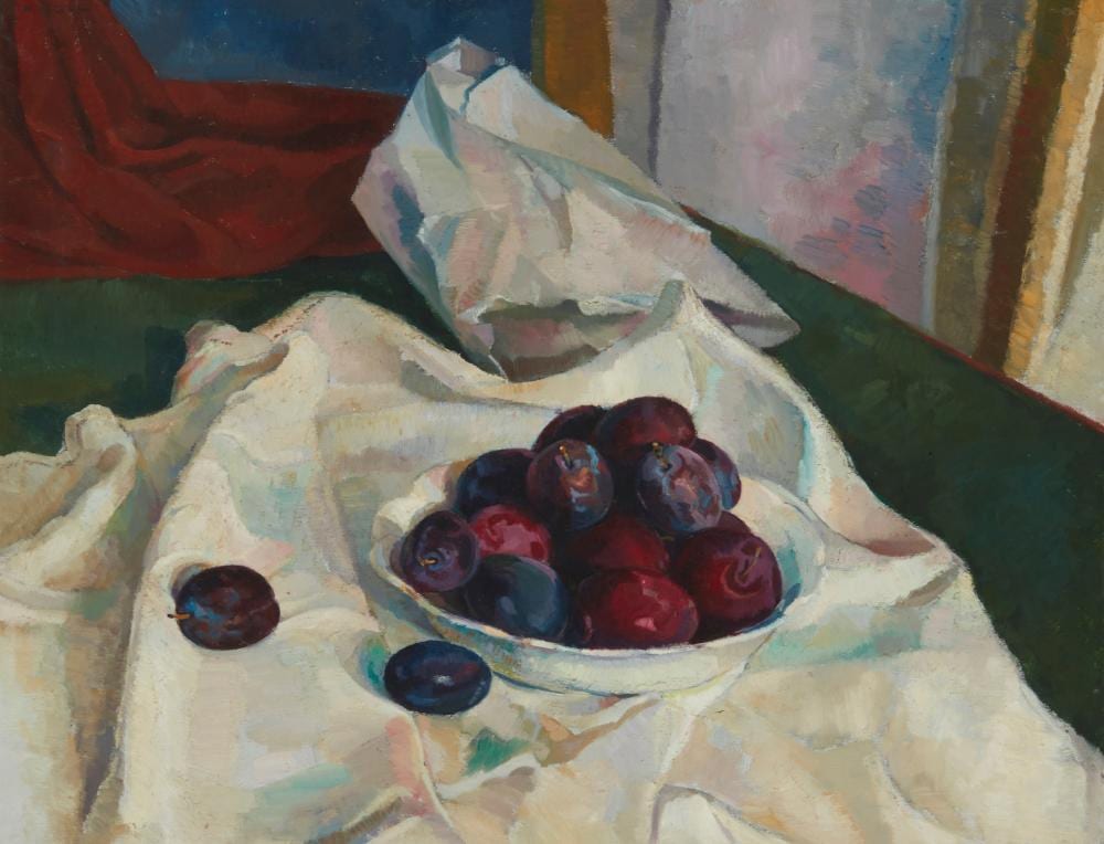William Alexander Gaw comparable auction result: william alexander gaw 1891 1973 still life with plums