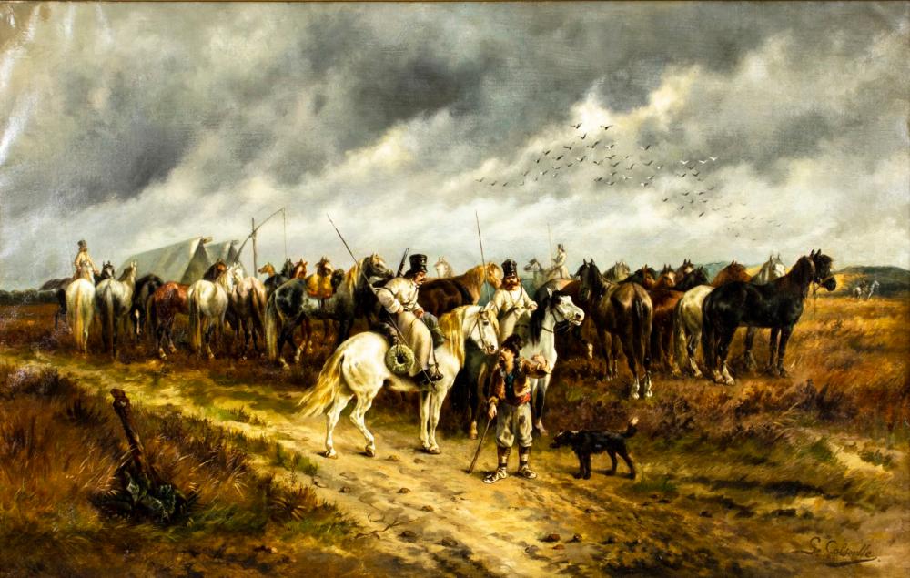 Gustave Colsoulle comparable auction result: gustave colsoulle belgium 1843 1895 oil painting antique