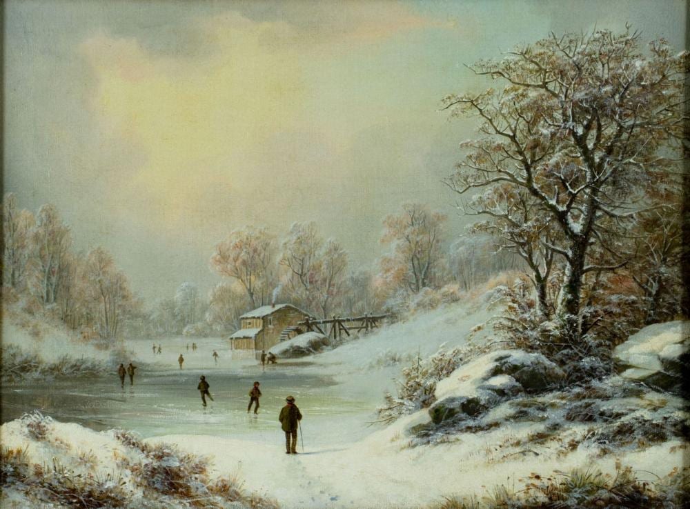 Joseph Morviller comparable auction result: joseph morviller ma france 1800 1870 oil painting antique