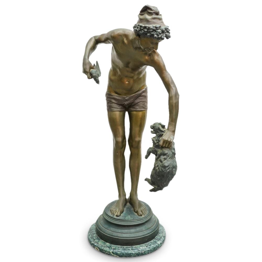 Ernest Guilbert comparable auction result: ernest guilbert france 1848 1913 troy bronze sculpture