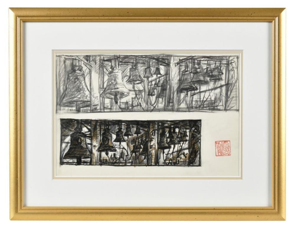 sergei chepik 1953 2011 tudes de cloches pour le tableau la russie cru · Osenat · 2024-10-06 Sergei Chepik comparable auction result: sergei chepik 1953 2011 tudes de cloches pour le tableau la russie cru