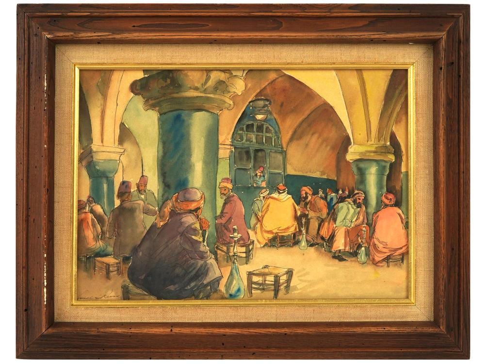 Lionel S. Reiss comparable auction result: american watercolor painting by lionel s reiss