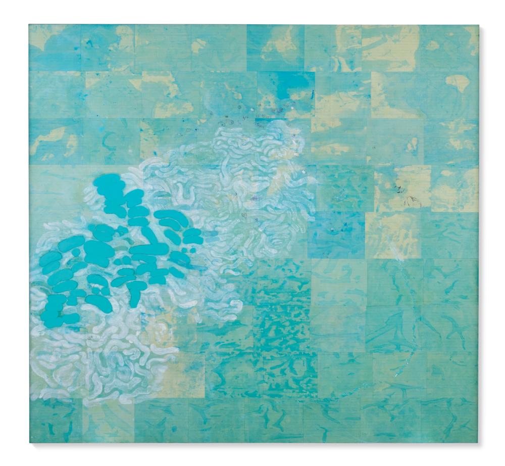 ellen gallagher b 1965 hydropoly spores oil ink and paper collage on · Christie's · 2024-10-10 Ellen Gallagher comparable auction result: ellen gallagher b 1965 hydropoly spores oil ink and paper collage on