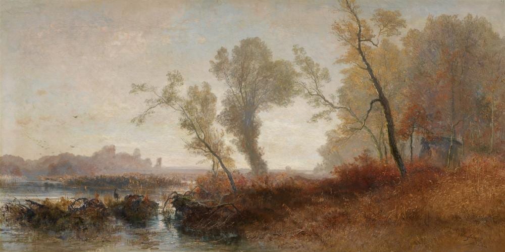 Josef Wenglein comparable auction result: joseph wenglein autumn on the moor