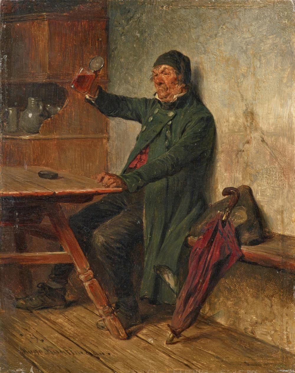 hugo kauffmann bad beer · Kunsthaus Lempertz KG · 2024-10-26 Hugo Wilhelm Kauffmann comparable auction result: hugo kauffmann bad beer