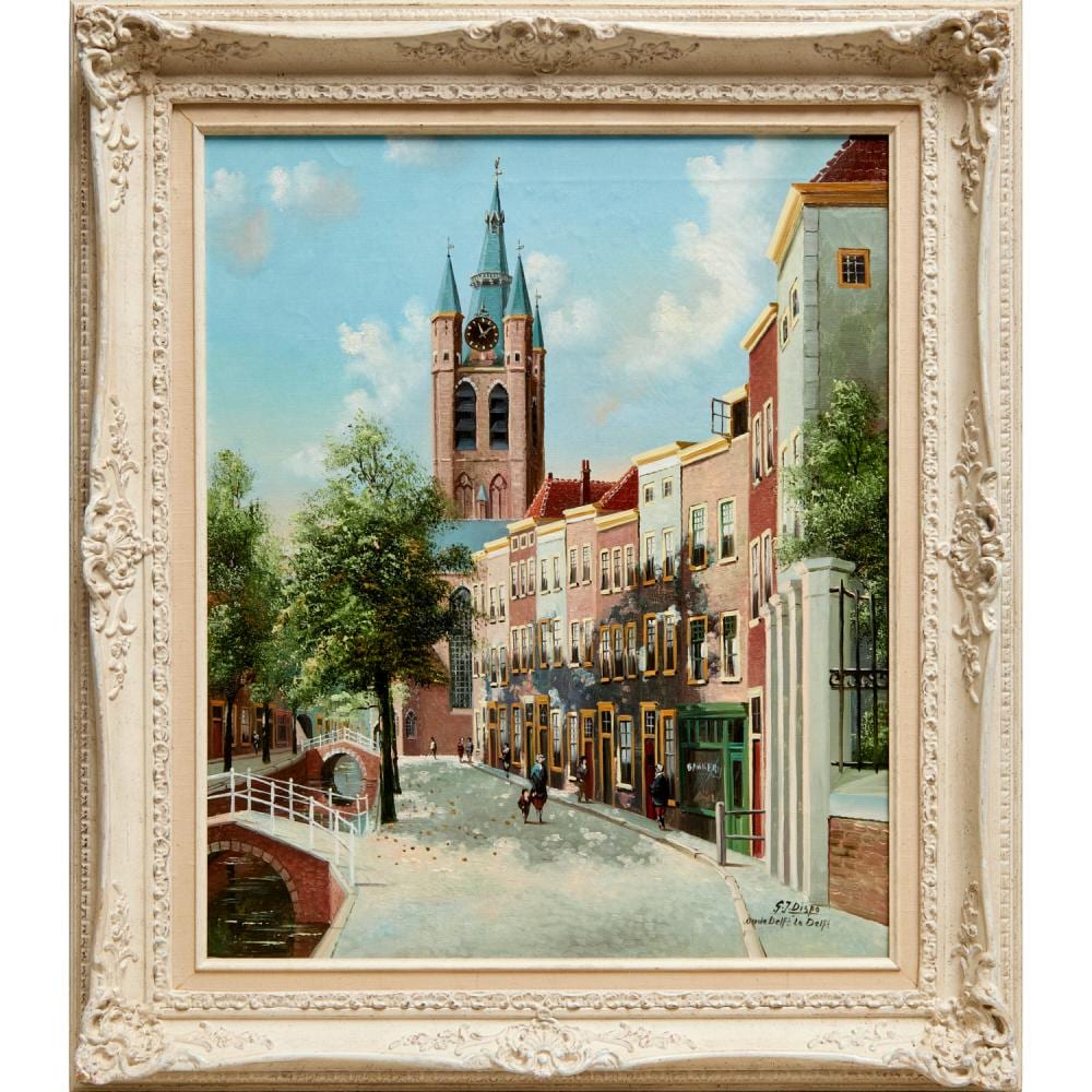 George Jan Dispo comparable auction result: george jan dispo oil on canvas