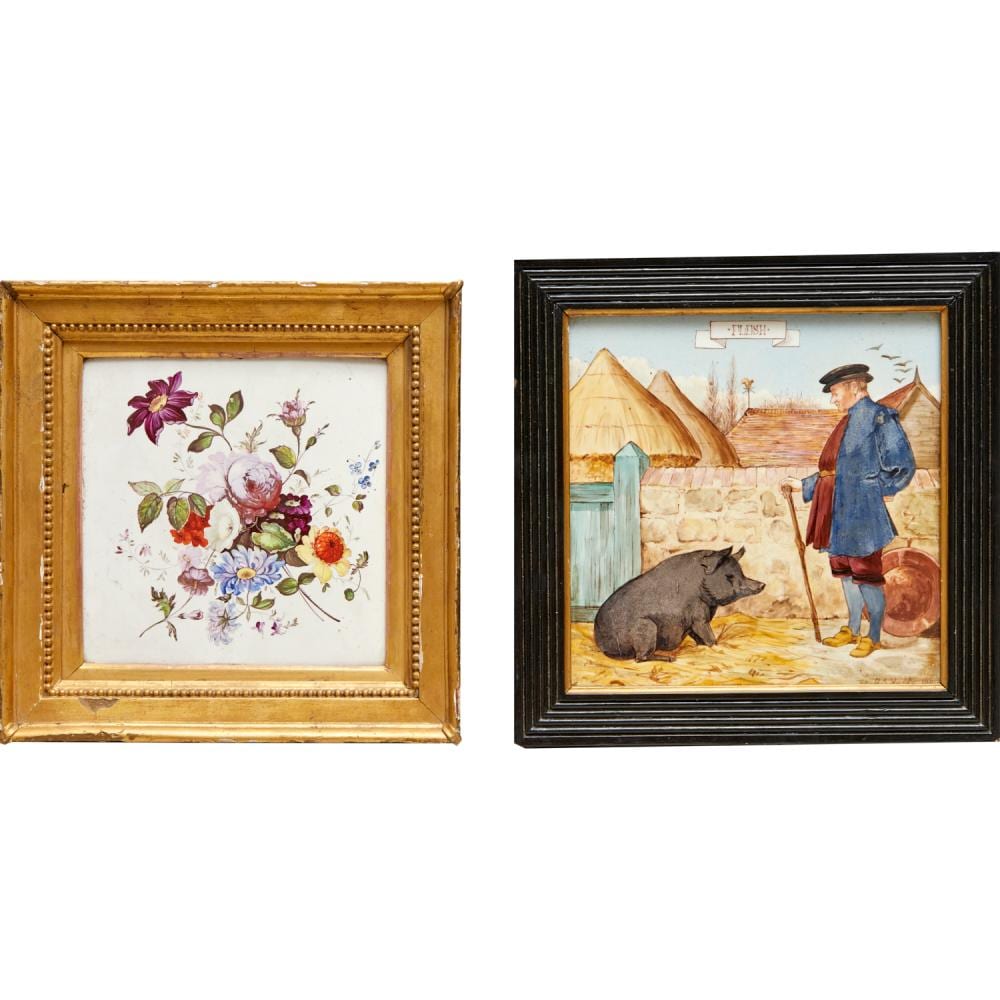 Henry Stacy Marks comparable auction result: henry stacy marks english tiles ex museum