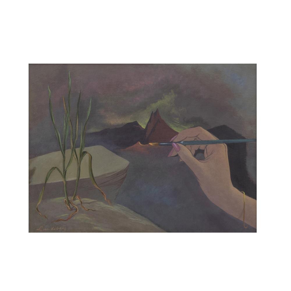 helen lundeberg 1908 1999 painting the mountain painted in 1945 · Bonhams · 2024-10-10 Helen Lundeberg comparable auction result: helen lundeberg 1908 1999 painting the mountain painted in 1945