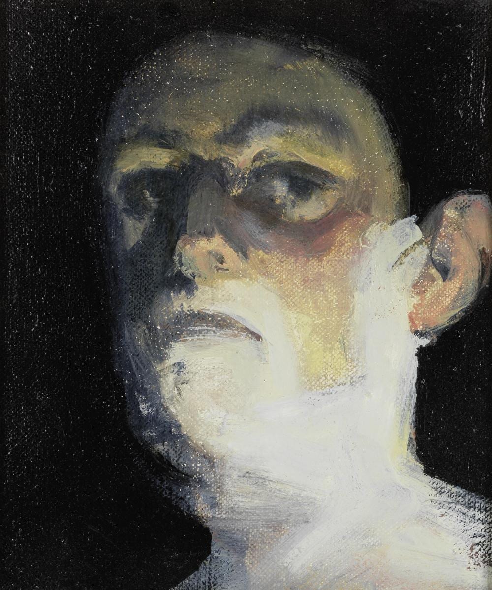Stephen Conroy comparable auction result: stephen conroy british born 1964 study for a man shaving ii