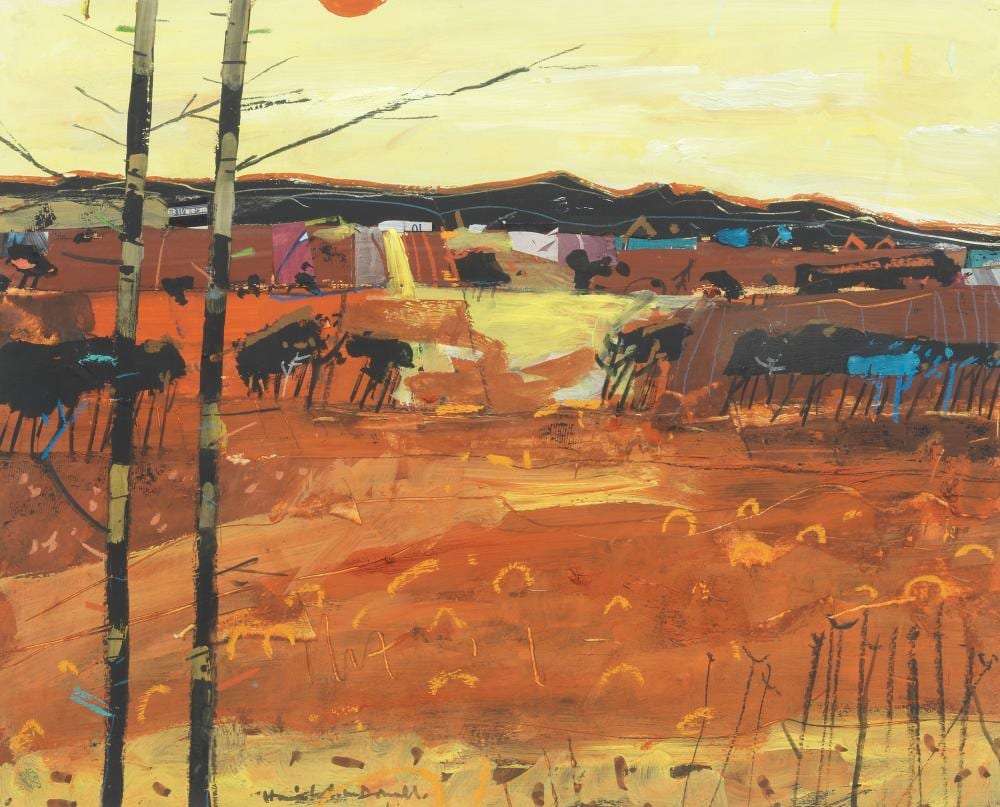 Hamish MacDonald comparable auction result: hamish macdonald 1935 2008 hill forms perthshire