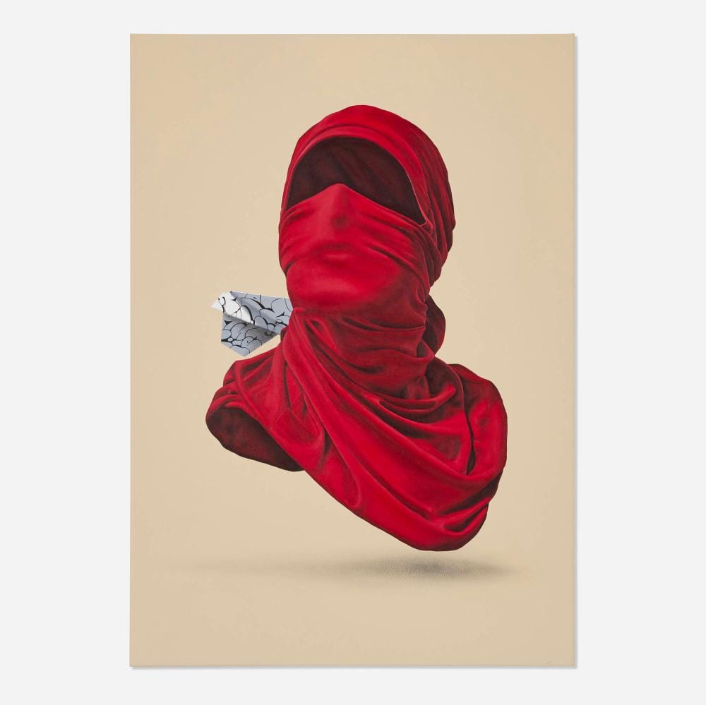 Nuno Viegas comparable auction result: nuno viegas shirt mask x paper plane ii