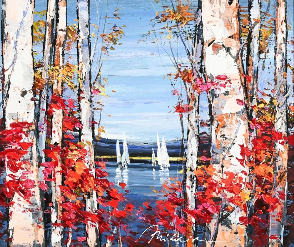 michael milkin painting on the blue · Burchard Galleries Inc · 2024-10-27 Michael Milkin comparable auction result: michael milkin painting on the blue