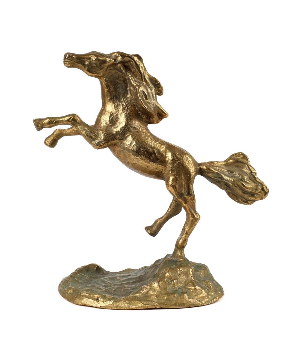 Tommaso Gismondi comparable auction result: tommaso gismondi italian modernist bronze rearing horse sculpture