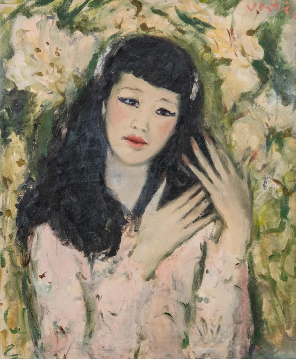 Marcel Vertès comparable auction result: signed marcel vert s signed oil on canvas painting