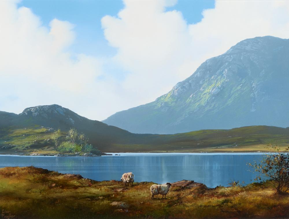 Eileen Meagher comparable auction result: eileen meagher b 1946 west of ireland scene with sheep