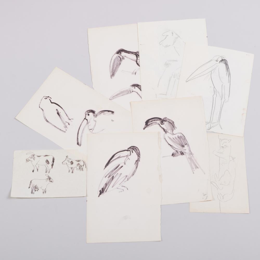 jo levy 1904 1996 animal sketches group of fourteen · STAIR · 2024-10-10 Jo Levy comparable auction result: jo levy 1904 1996 animal sketches group of fourteen