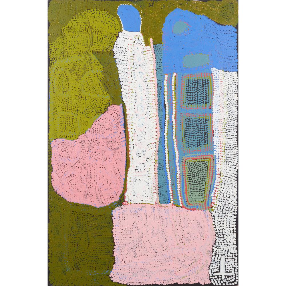 Weaver Jack comparable auction result: weaver jack c 1928 2010 language group yulparija lungarung 2004 synthetic polymer paint on canvas 167 x 112cm
