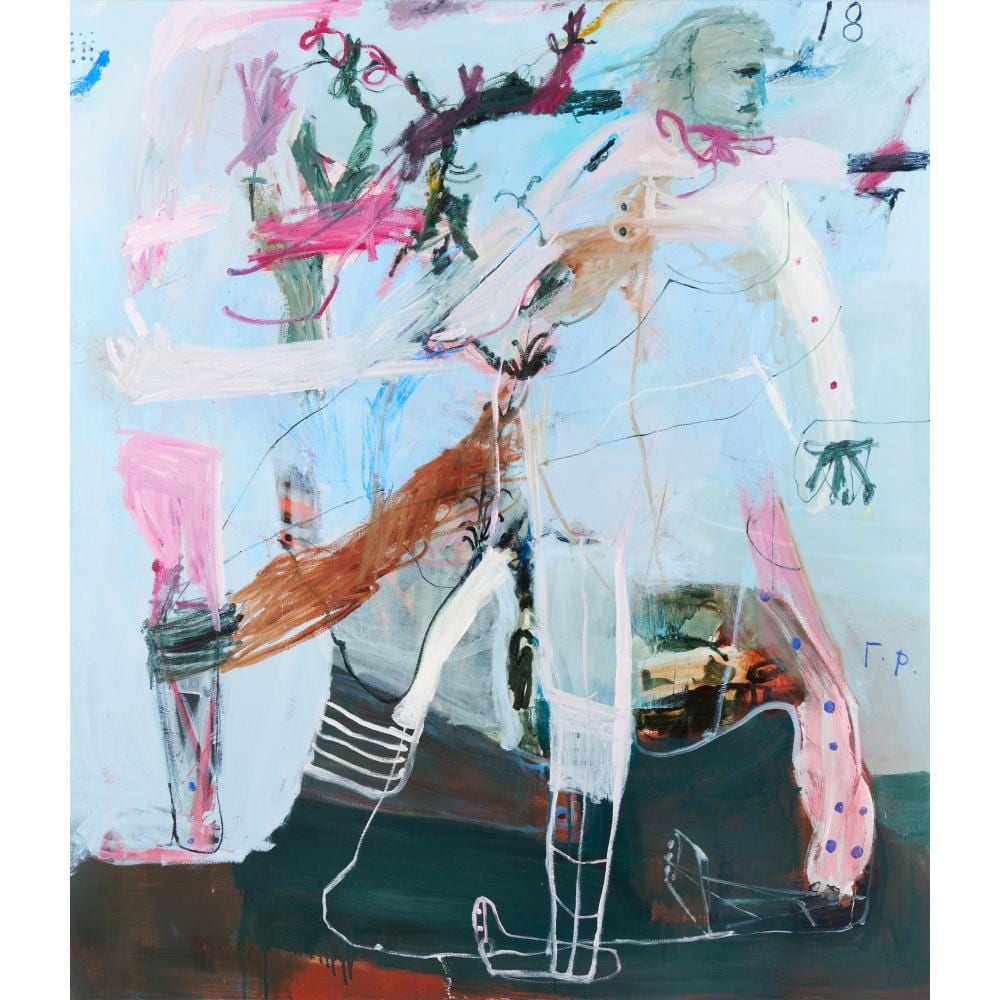 George Raftopoulos comparable auction result: george raftopoulos born 1972 j o the jardiniste 2022 2023 oil and acrylic on canvas 160 5 x 140 5cm