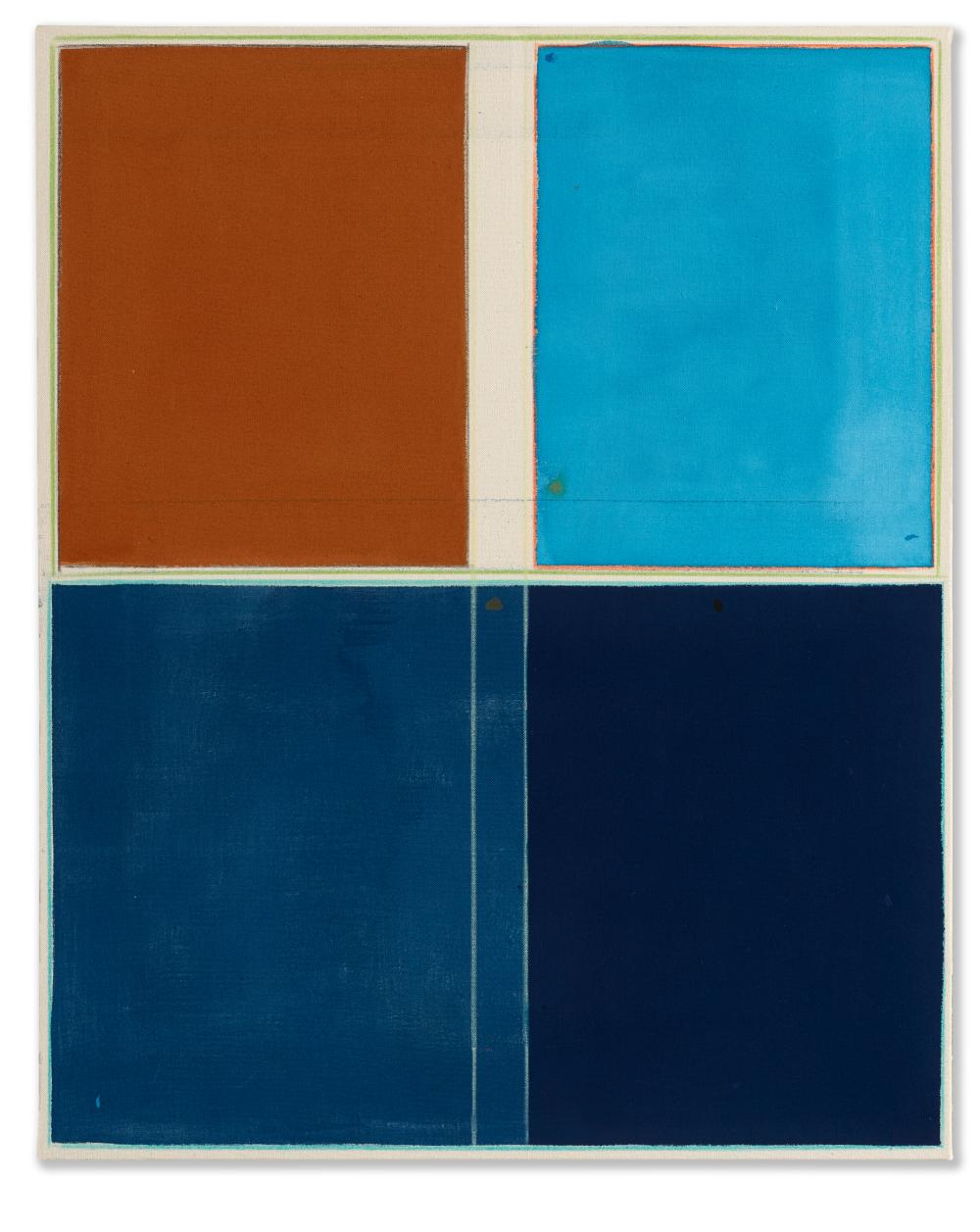 Matt Connors comparable auction result: matt connors b 1973 small bottom acrylic and coloured pencil on canvas