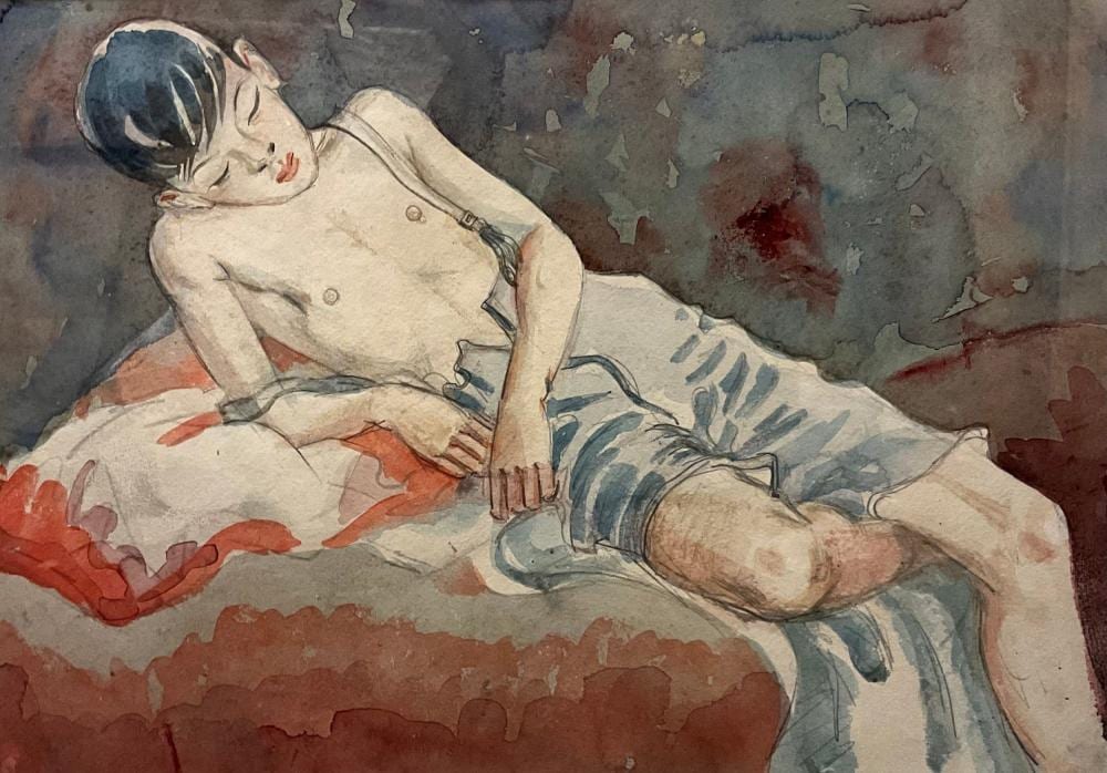Albert Wainwright comparable auction result: albert wainwright british 1898 1943 study of kenneth melville knight