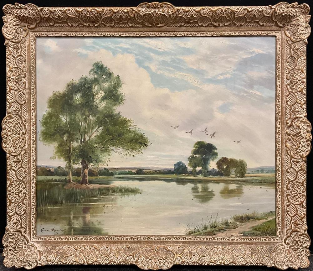 Thomas Kennedy comparable auction result: thomas kennedy british 1900 1981 on the river kennet berkshire signed