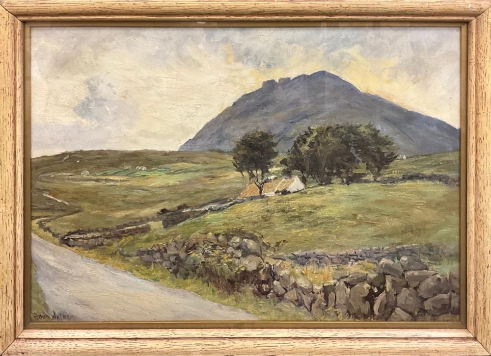 David Bond Walker comparable auction result: david bond walker 1891 1977 irish landscape slieve bearnagh county down