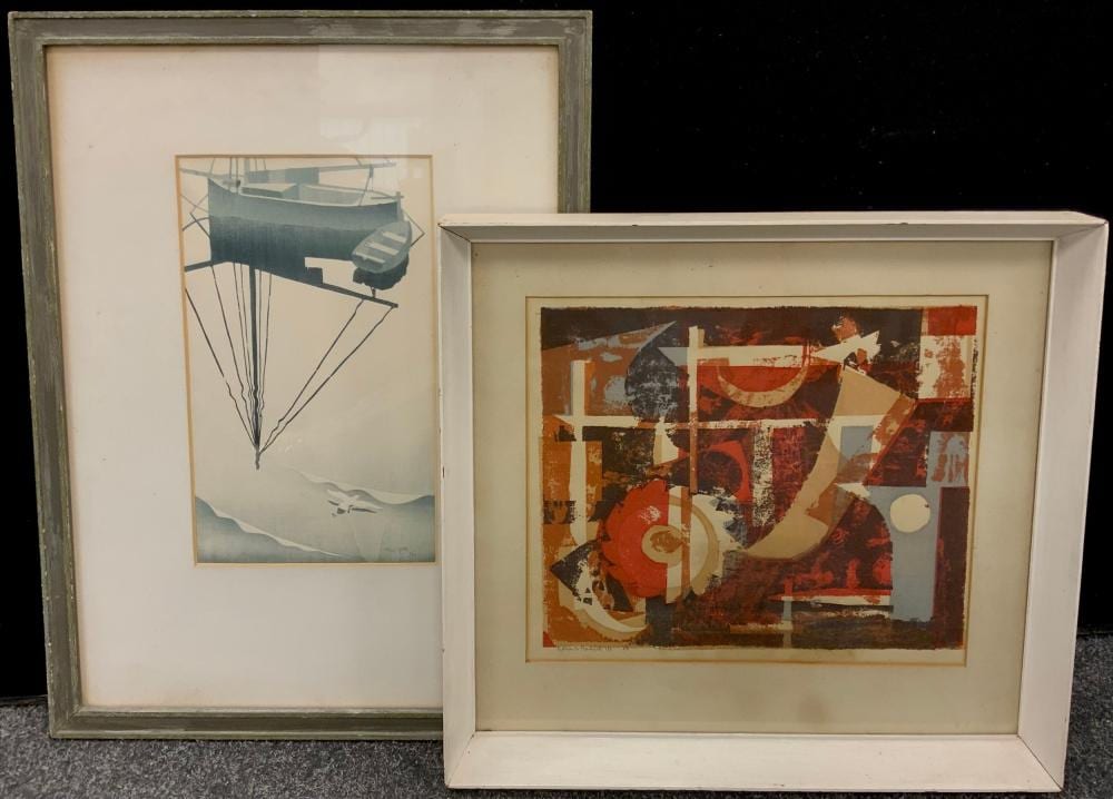 Meryl Watts comparable auction result: meryl watts by and after yacht reflection signed in pencil limited edit