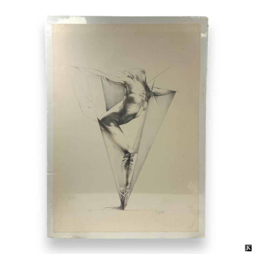 Helene Guetary comparable auction result: helene guetary lithograph move ix
